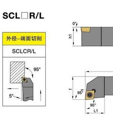 SCLCR1212F06 - Резец токарный проходной, подрезной - 2